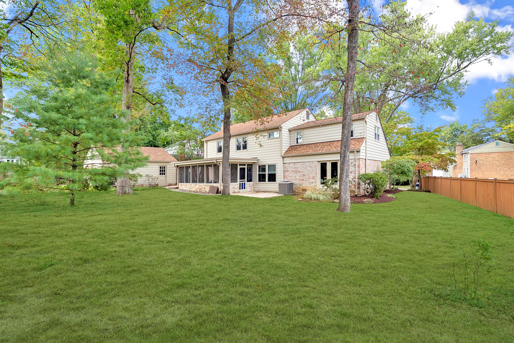 Large Private  Backyard