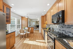 Renovated Kitchen Open to Family Room