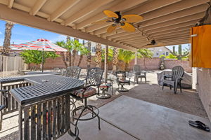 Extended covered patio