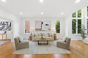 Formal Living Room with Two Story Atrium