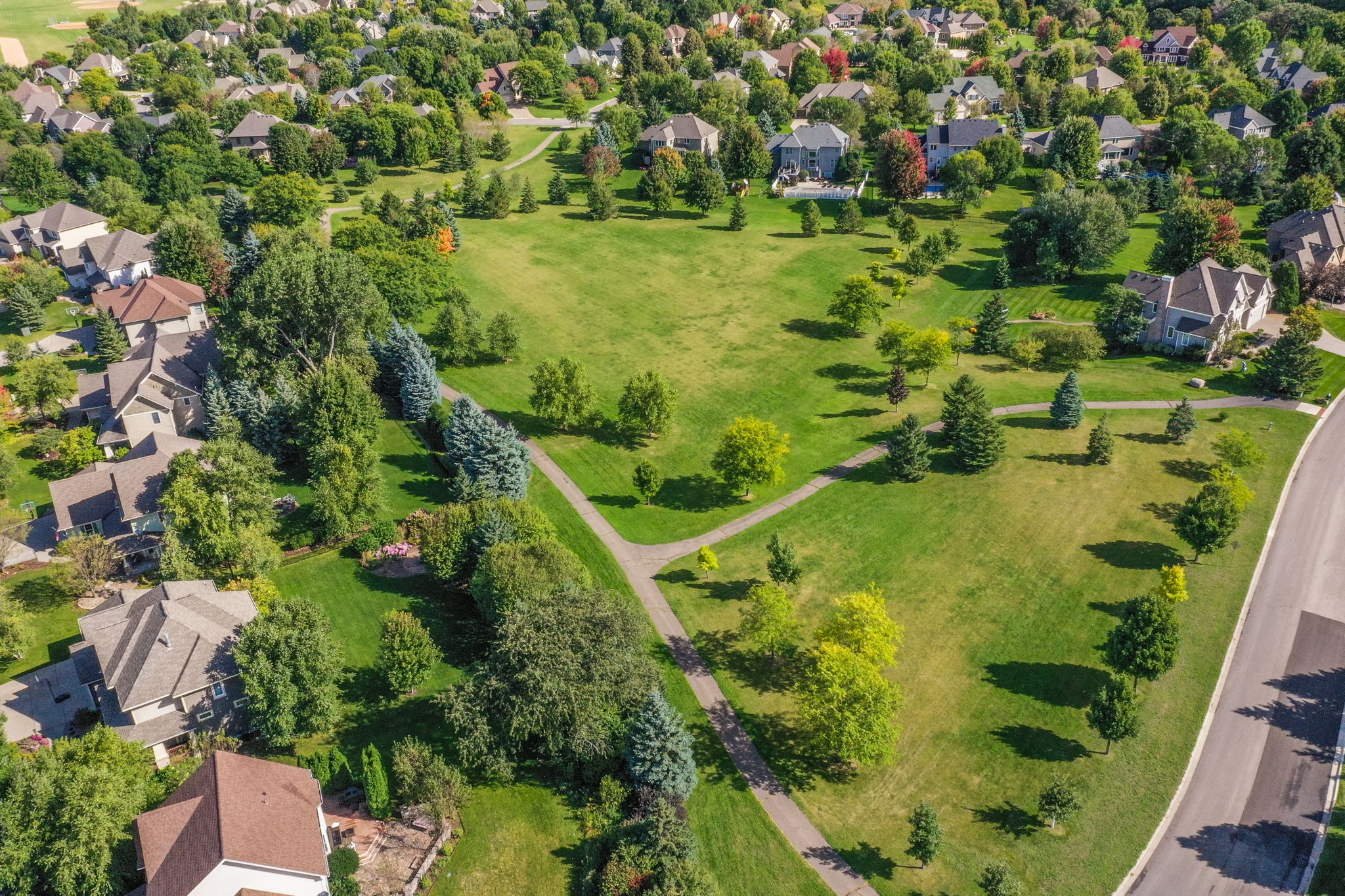 Aerial / Neighborhood Paths