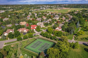 Aerial / Neighborhood Tennis court