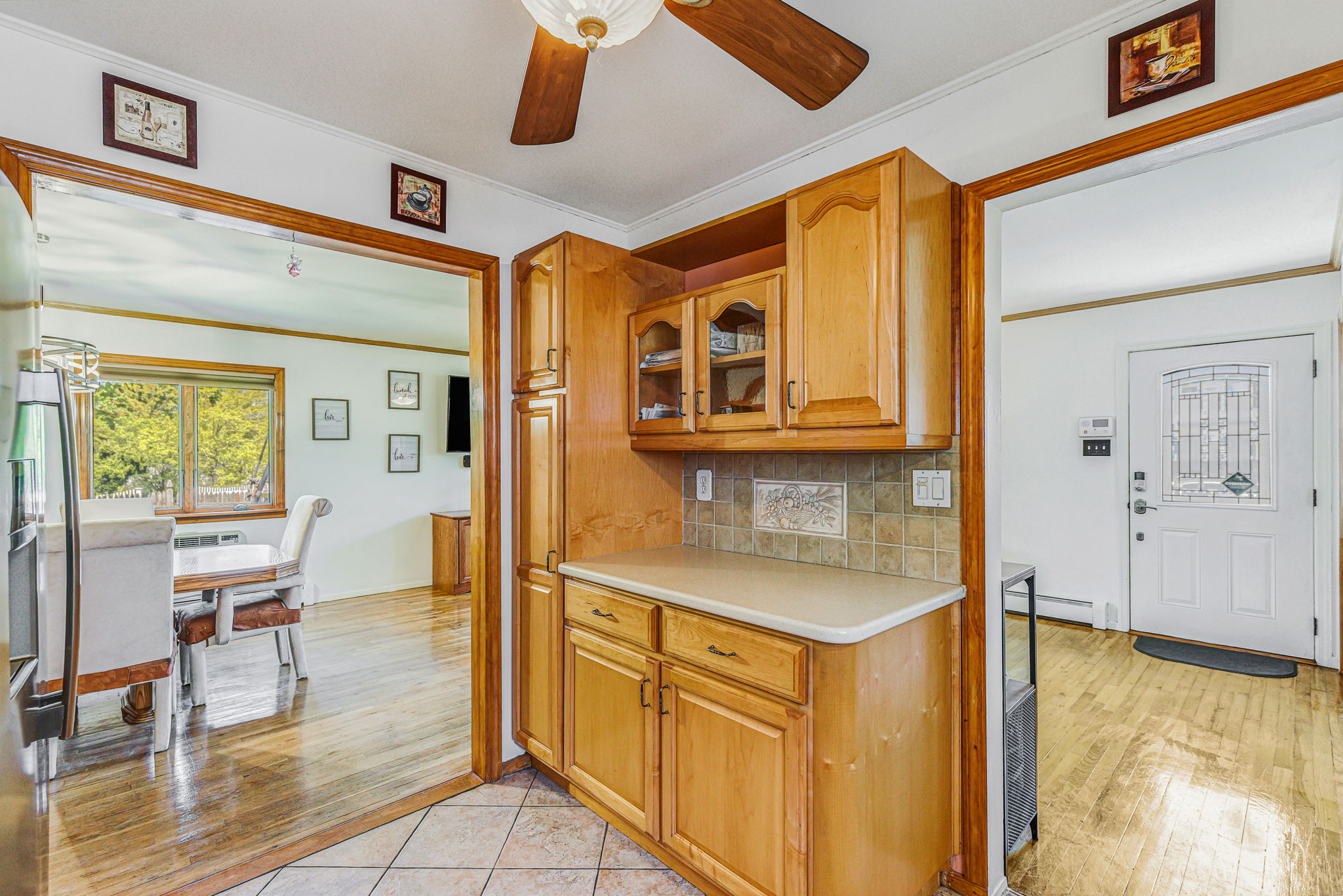 Kitchen view facing front door