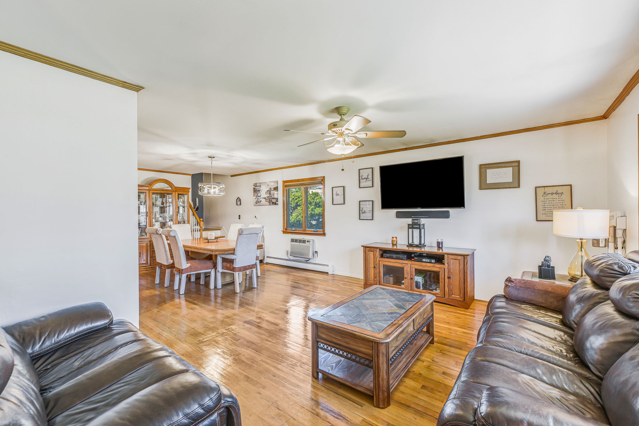 View of Dining Room from Living Room