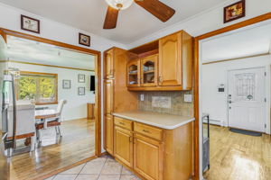 Kitchen view facing front door
