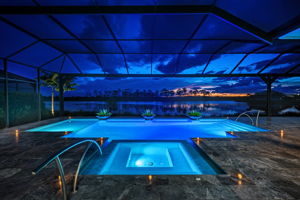 Pool View 2 - Dusk
