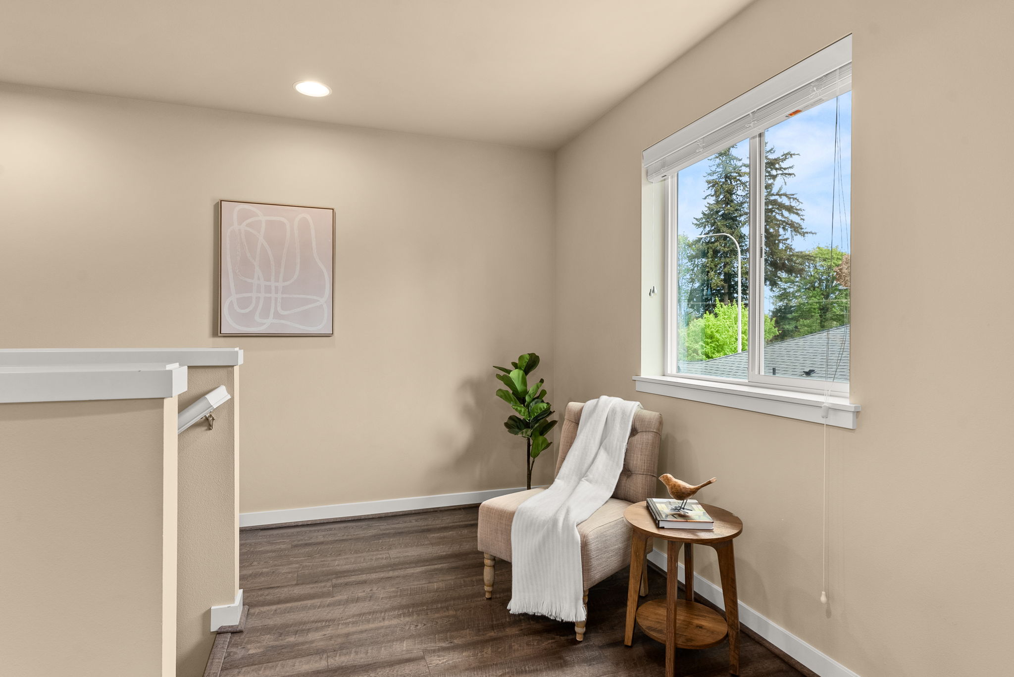 Charming landing space at the top of the stairs