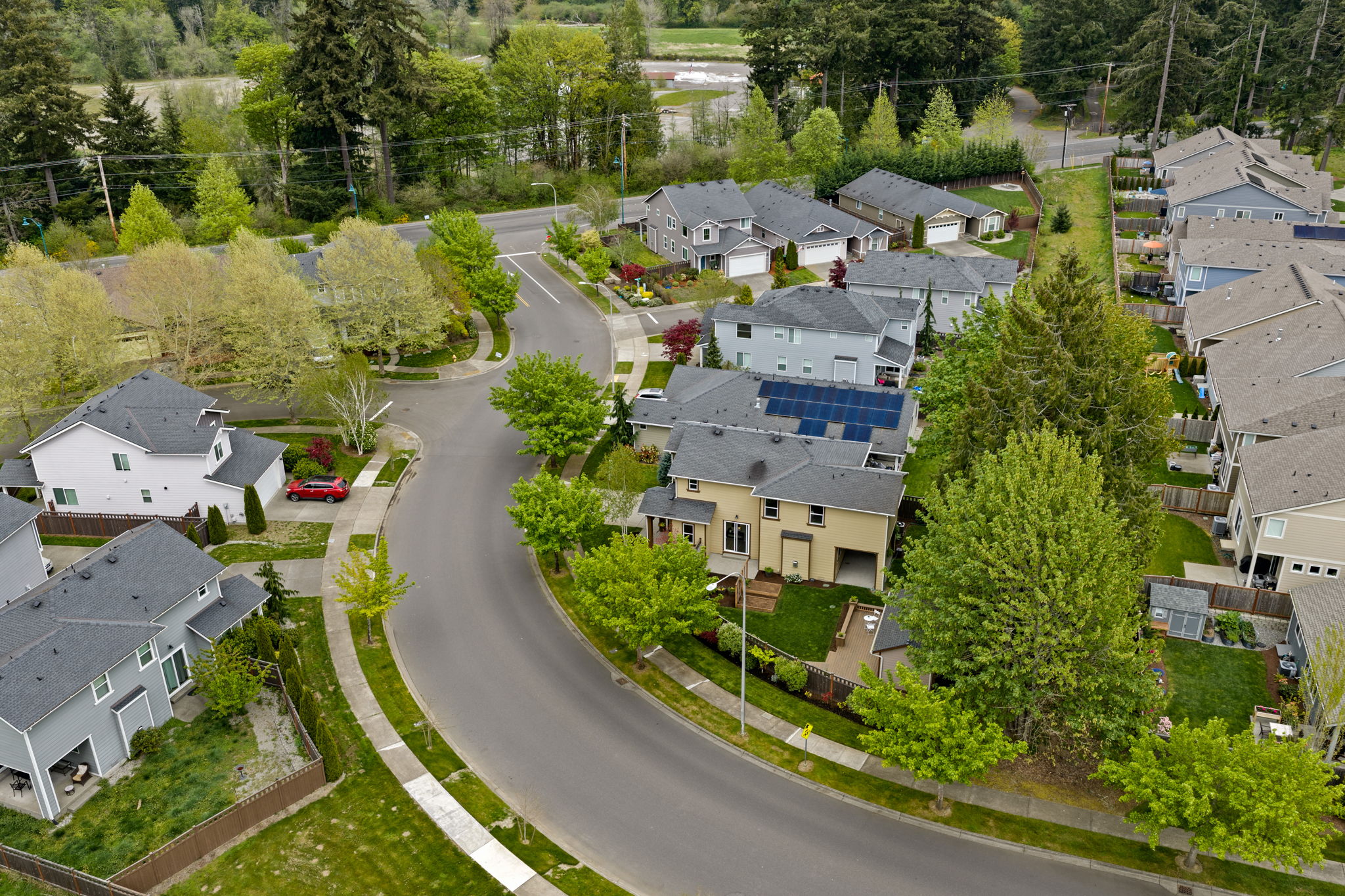 Aerial views capturing the full scope of the property and its surroundings