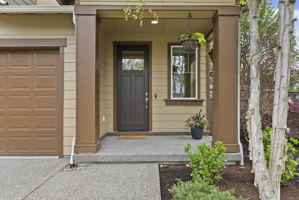 Inviting covered front porch for year-round enjoyment