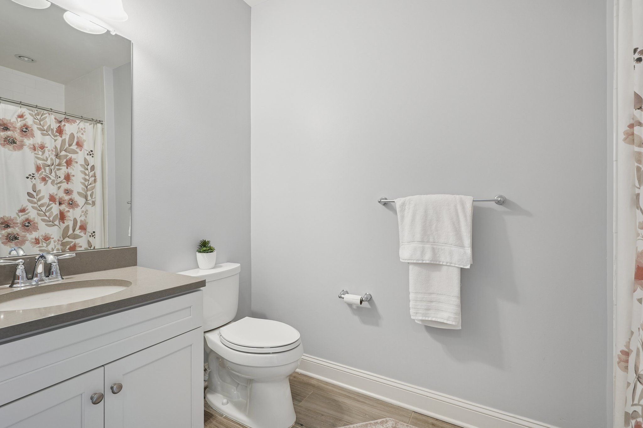 First floor full bath with shower.
