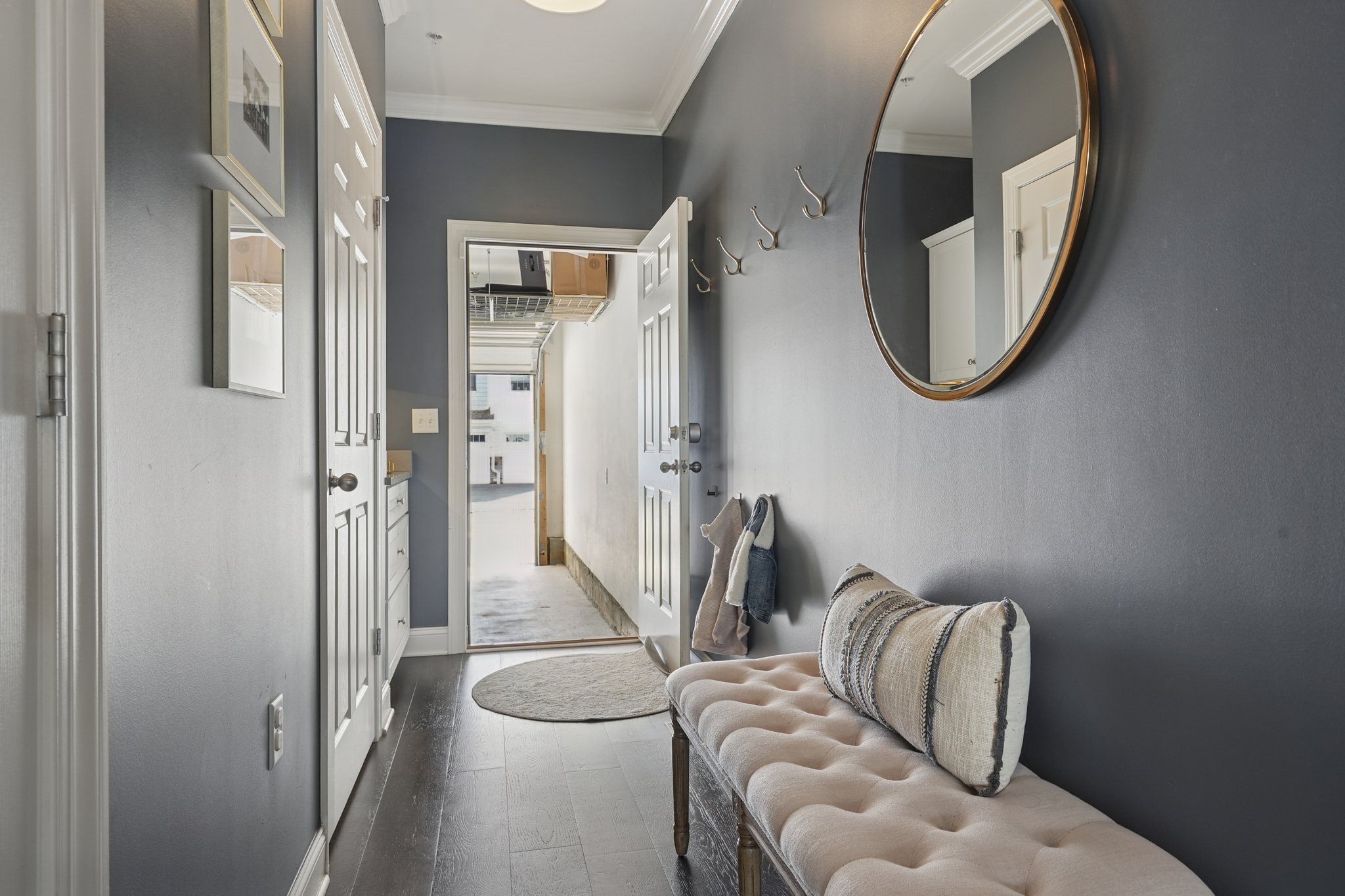 Both the garage entry and main entry are at street level - easy in, easy out!