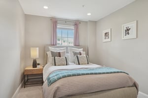 The lower-level makes daily life (and having overnight guests) easy!