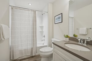 Lower level full bathroom. All 4 baths beautifully done!