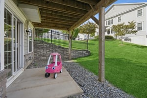 Step outside, soak in the meadow views and step out into the sunshine from your lower level!