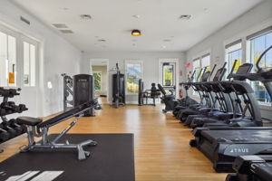 2 Gyms located downstairs in the Clubhouse.