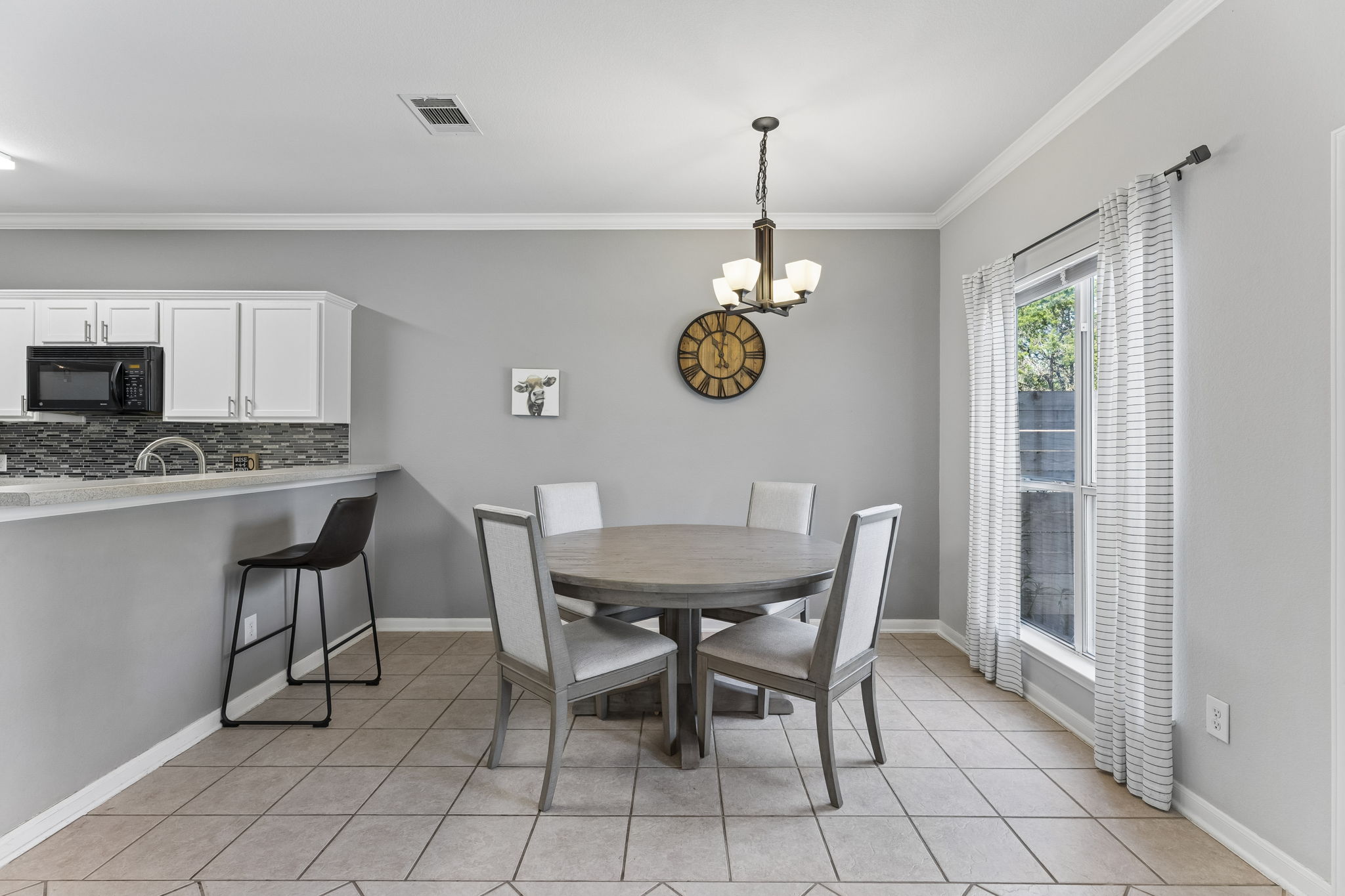 Dining Room overlooking backyard