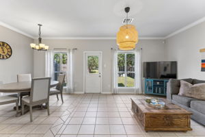 Open Floor Plan over looks the private yard