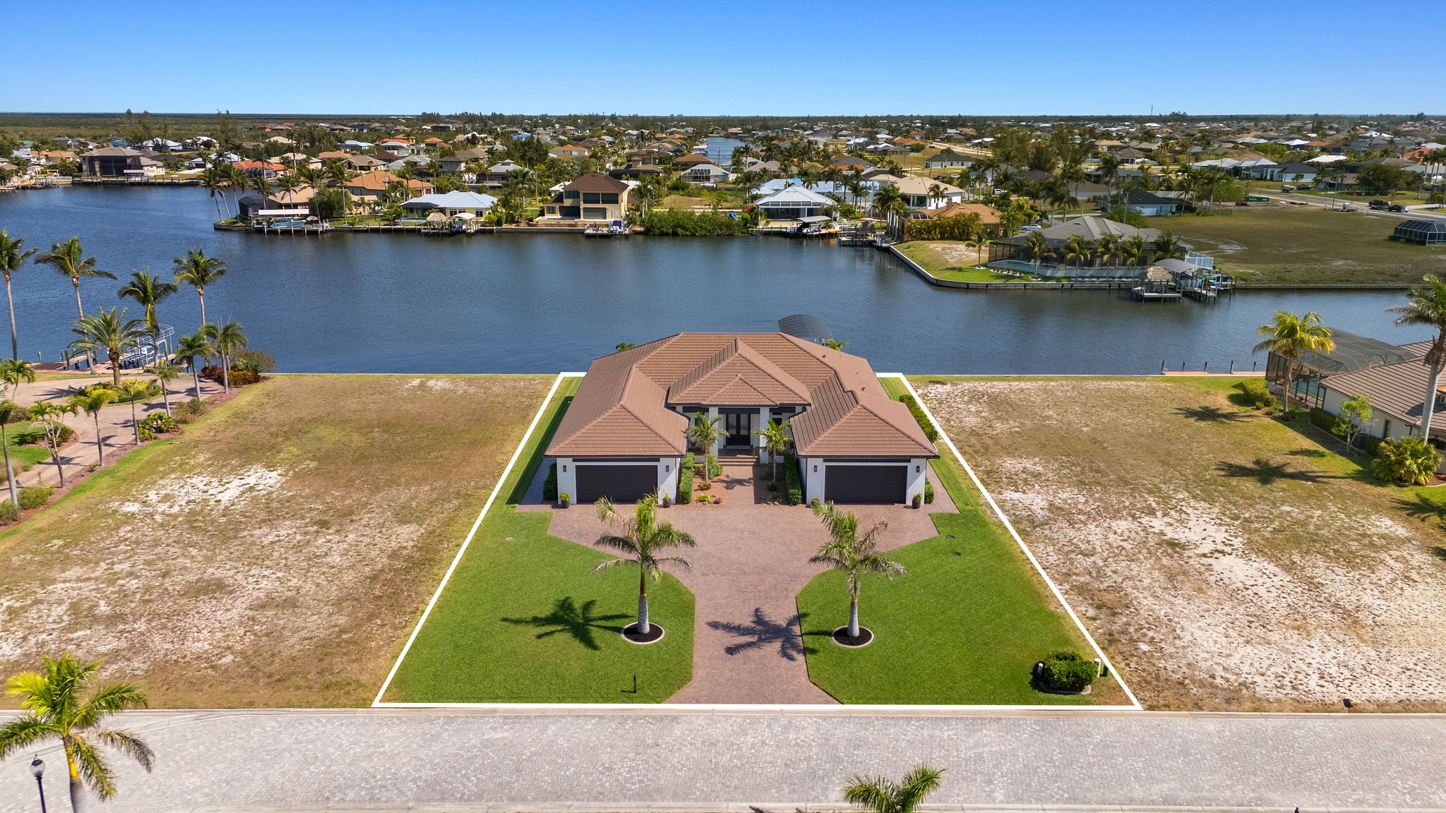 Aerial Front Exterior 2 of 3 -Lot Lines