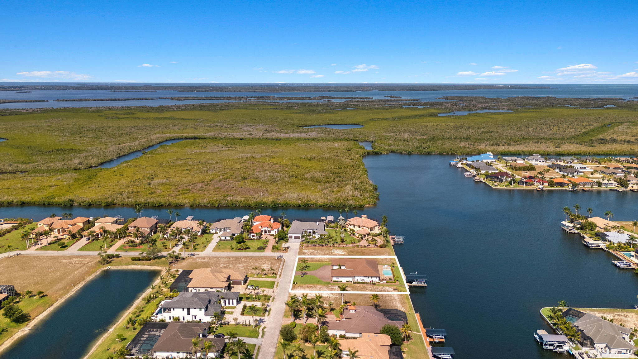 Aerial View 2 - Lot Lines