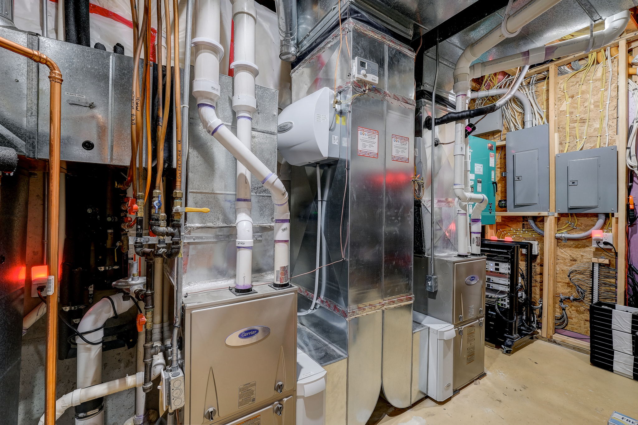 New Dual Zone furnaces/ whole house generator and new electrical sub panel