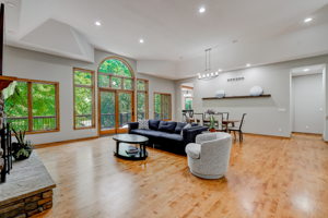 View leading back to kitchen
