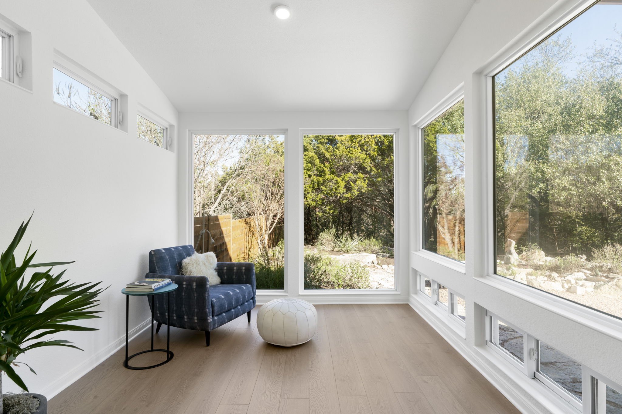 Stunning Second Living Room with Walls of Windows