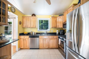 Updated Kitchen with stainless steel & granite