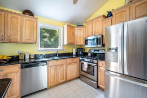 Updated Kitchen with stainless steel & granite