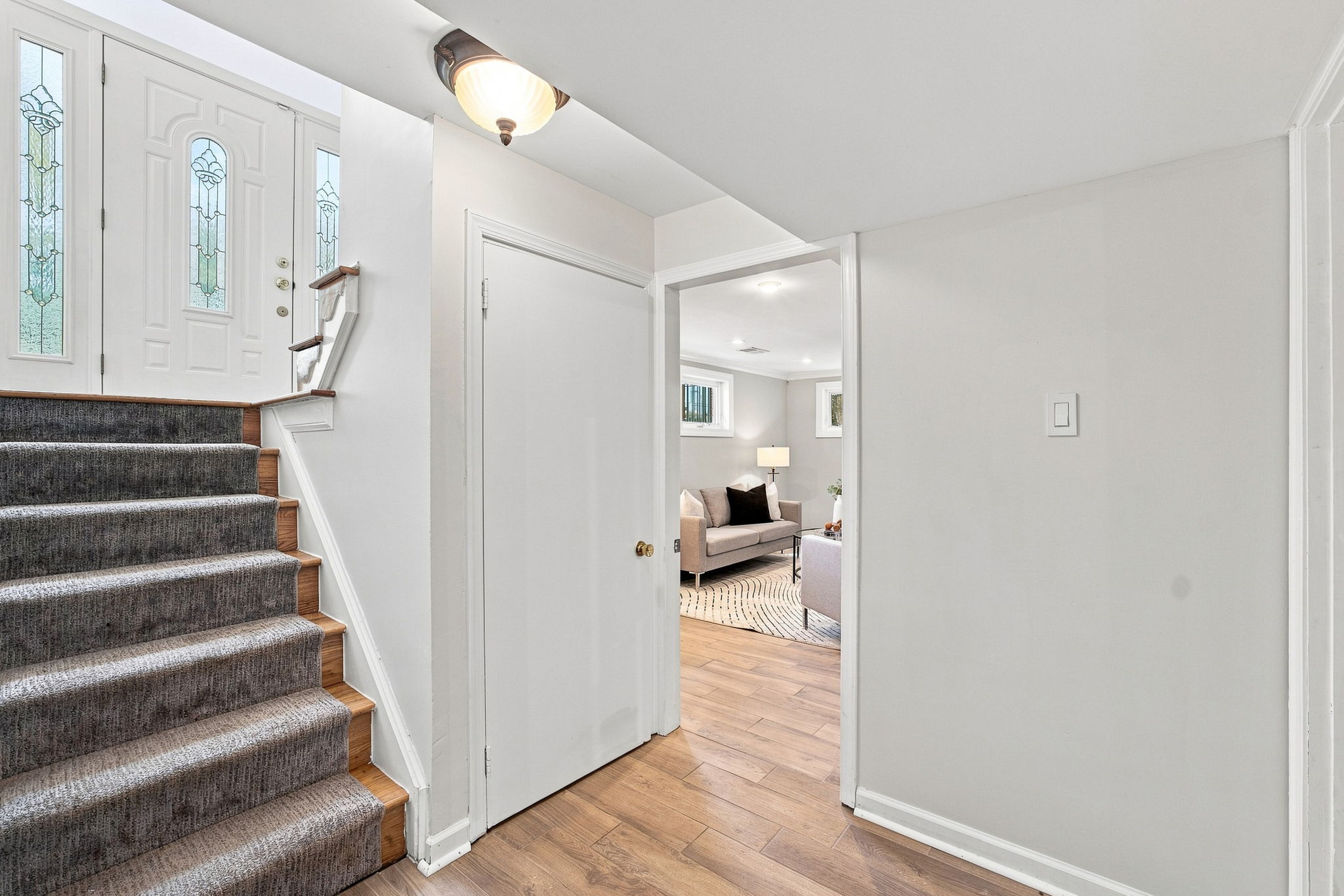 Lower level offers tons of storage