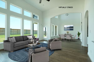 Living Room/Dining Room Virtually Staged
