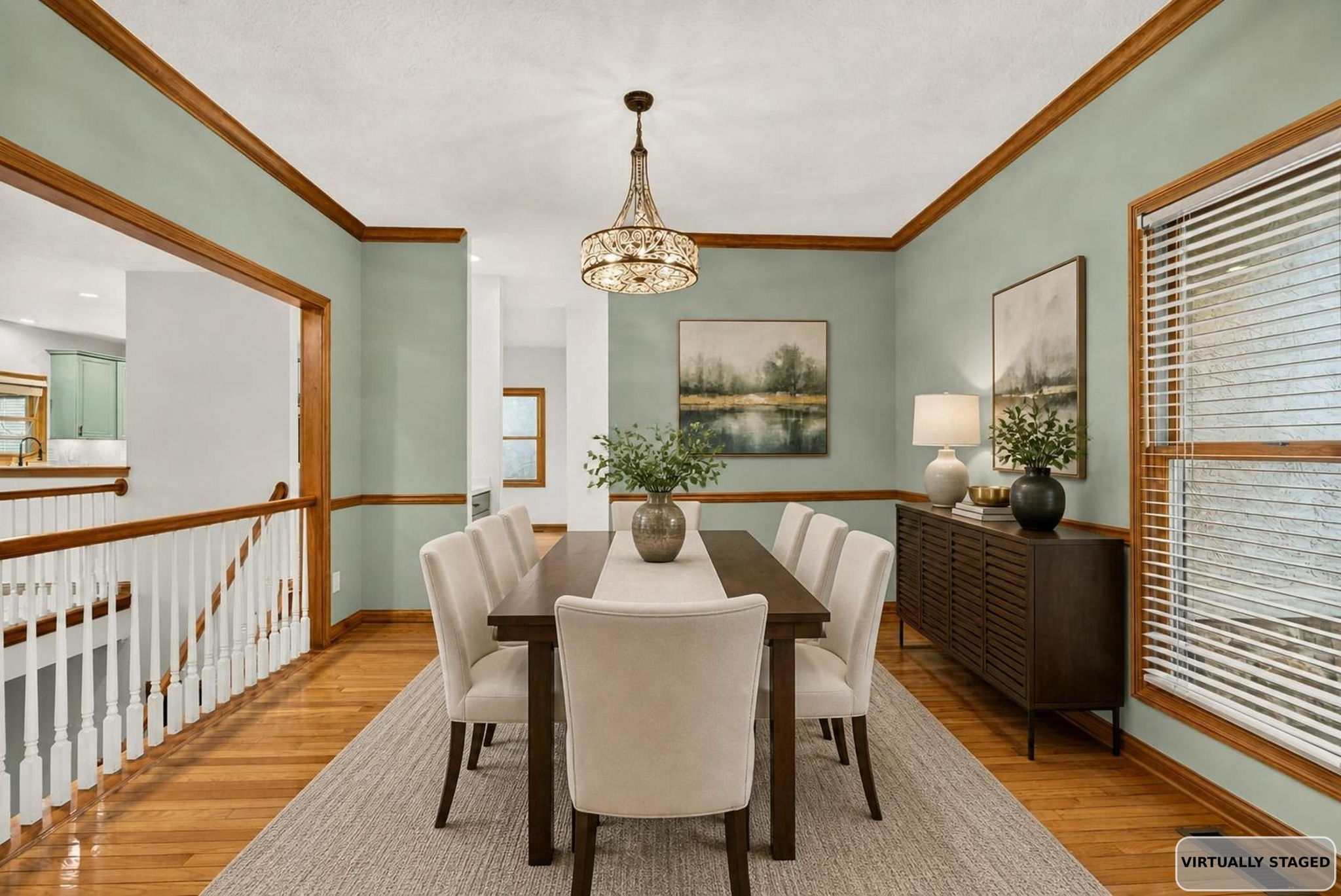 Dining Room Virtually Staged