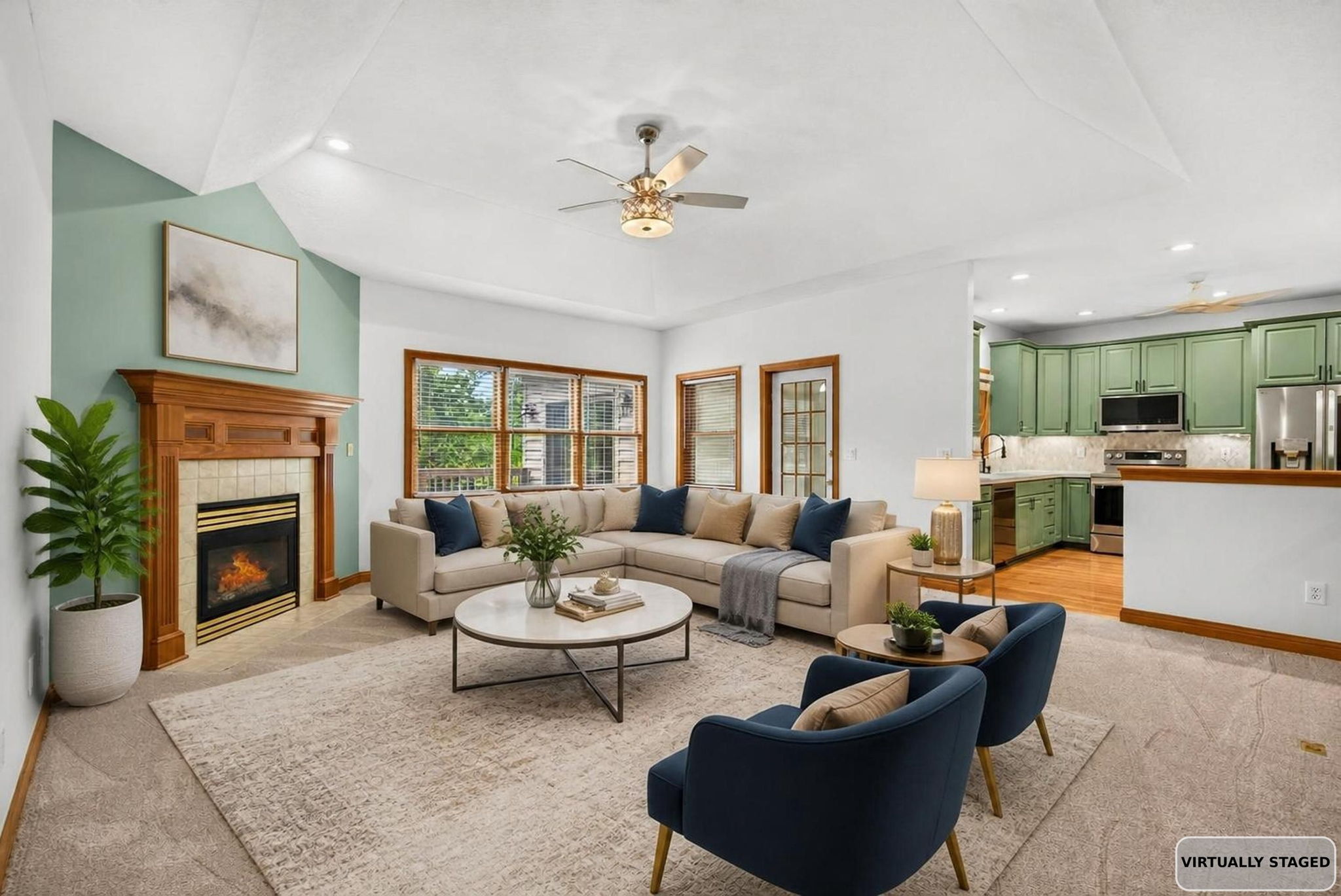 Living Room Virtually Staged 2