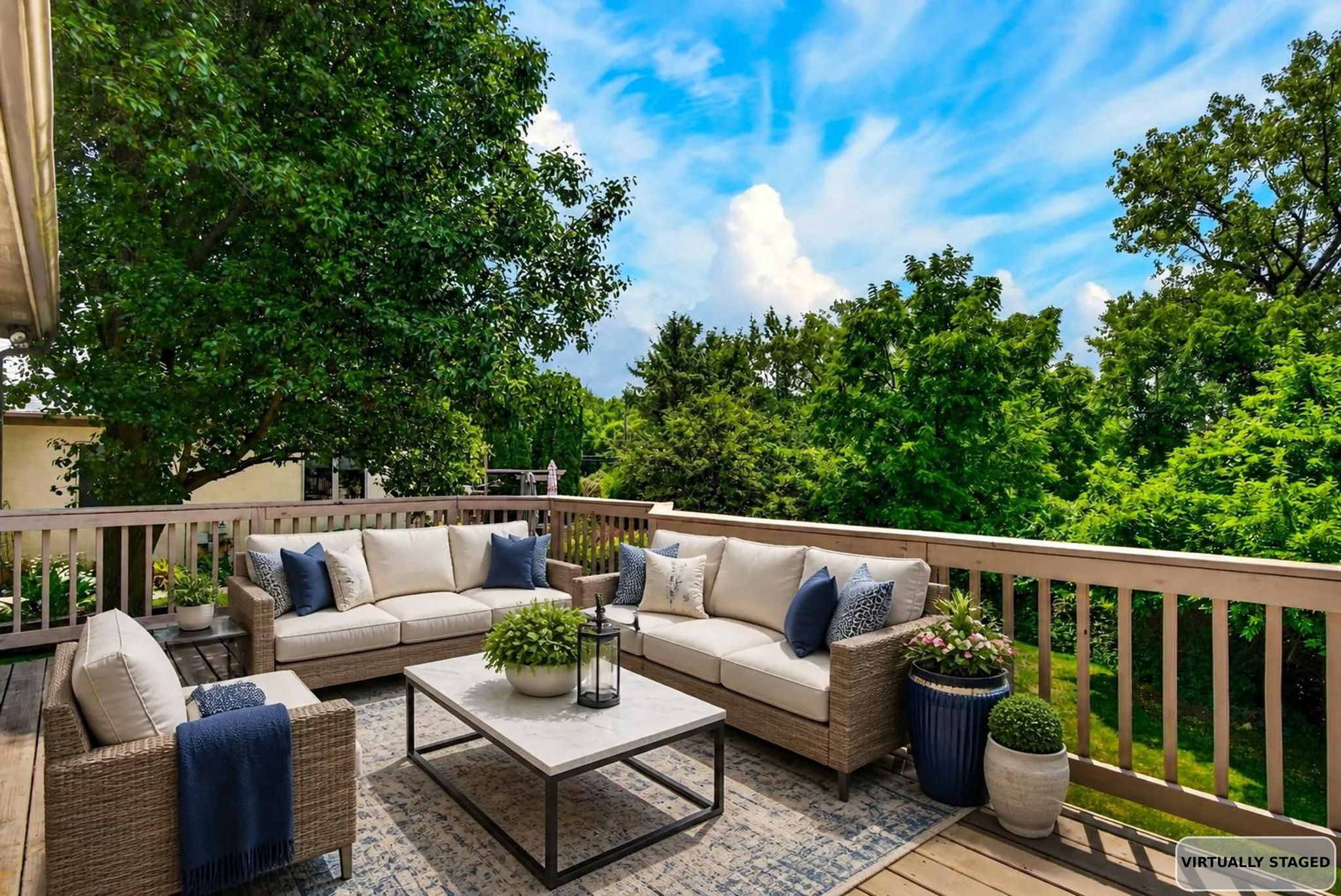 Deck Virtually Staged
