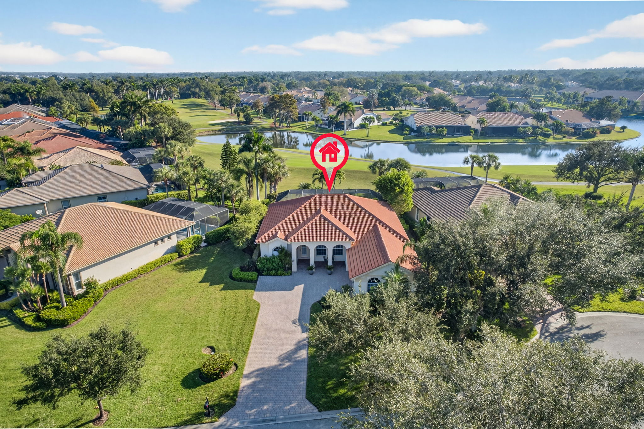 Aerial Front Exterior 1 - marker