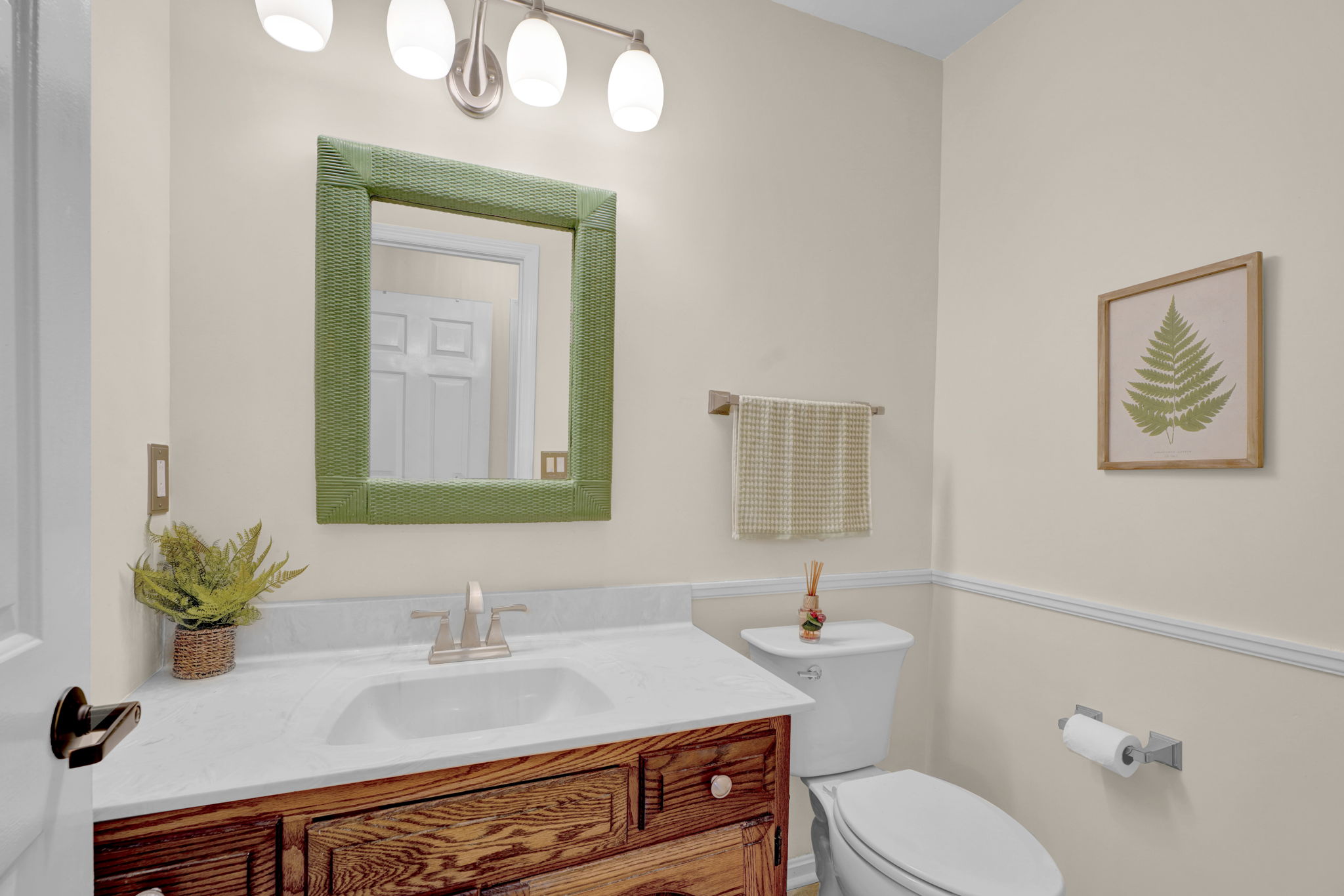 Half bath on main level
