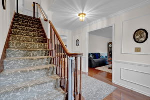 Hardwood flooring on main  & Upper level