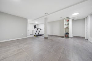 Ceramic Tile Floor, Recessed Lights