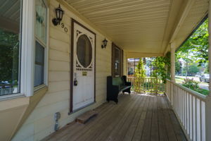 Spacious covered front porch