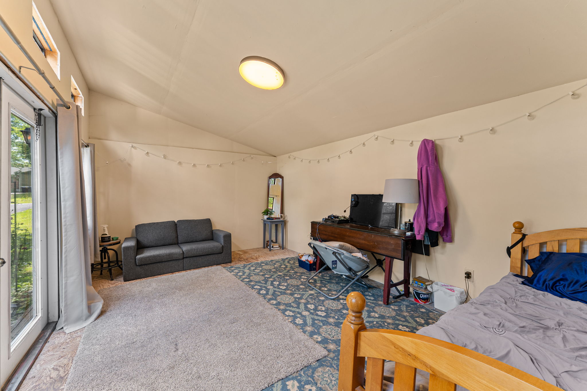 Shed interior