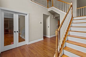 wood floors on main level