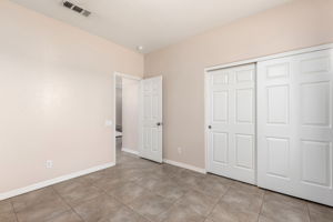 Third bedroom with closet