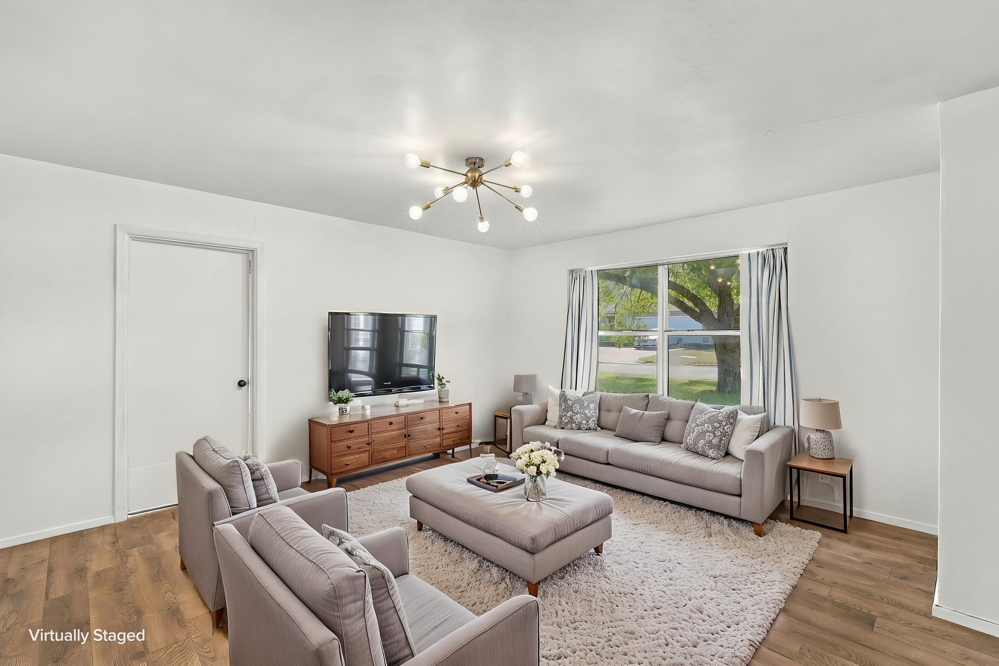 Living Room Virtually Staged