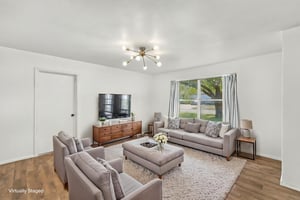Living Room Virtually Staged