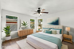 Primary Bedroom Virtually Staged