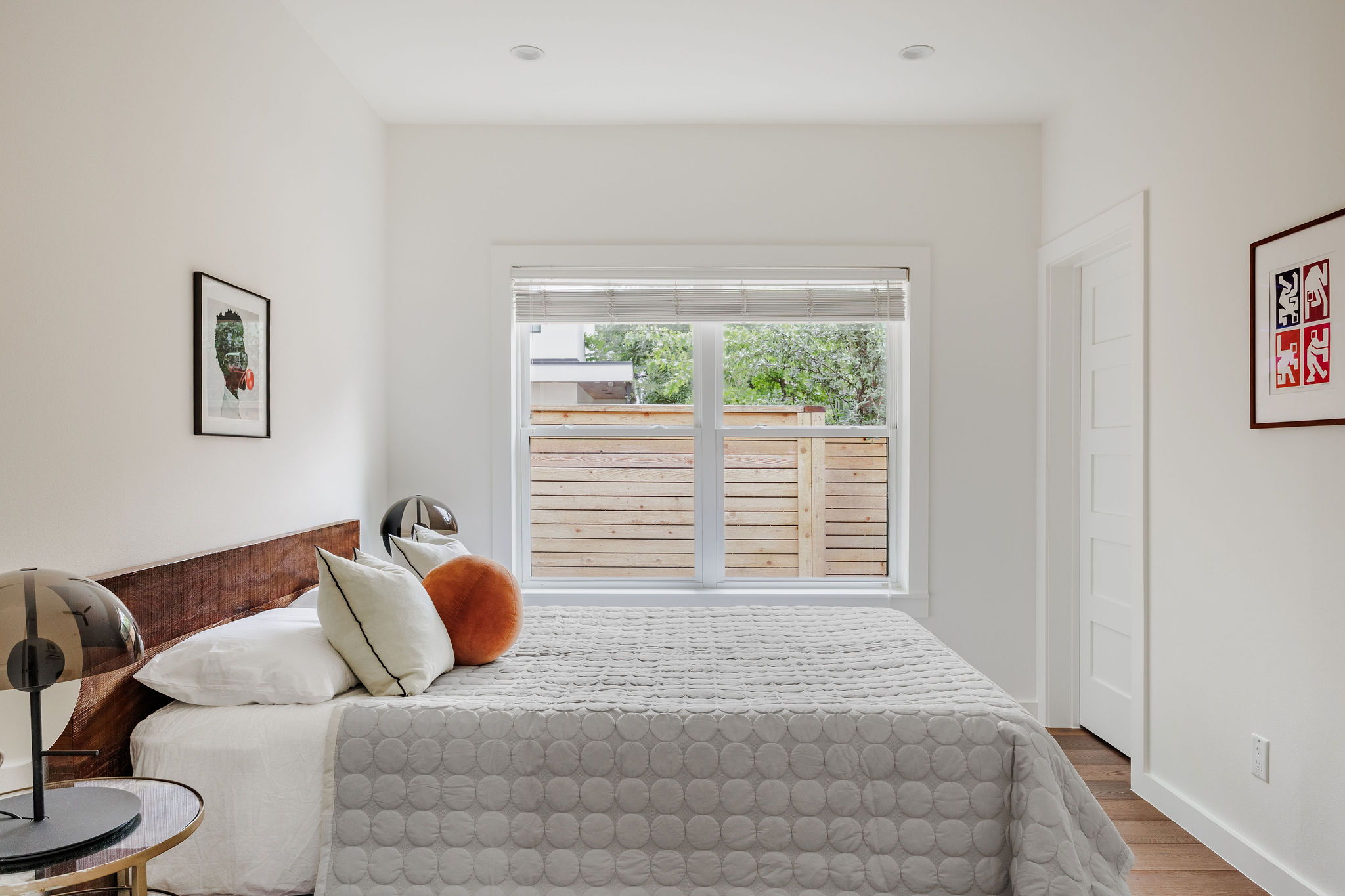 Bedroom 2 - 8 ft fence allows for tons of privacy