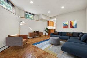 Lower Level Media Room - Virtually Staged