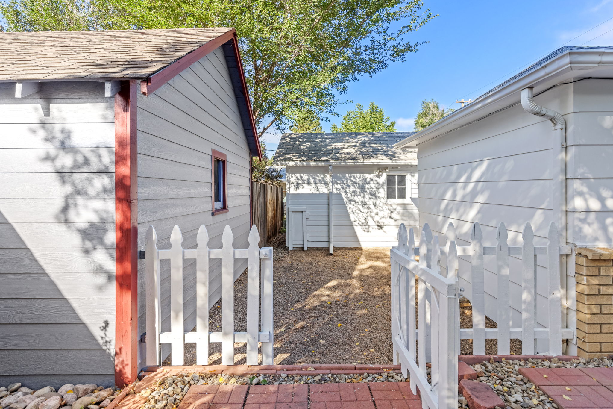 Fenced In Courtyard