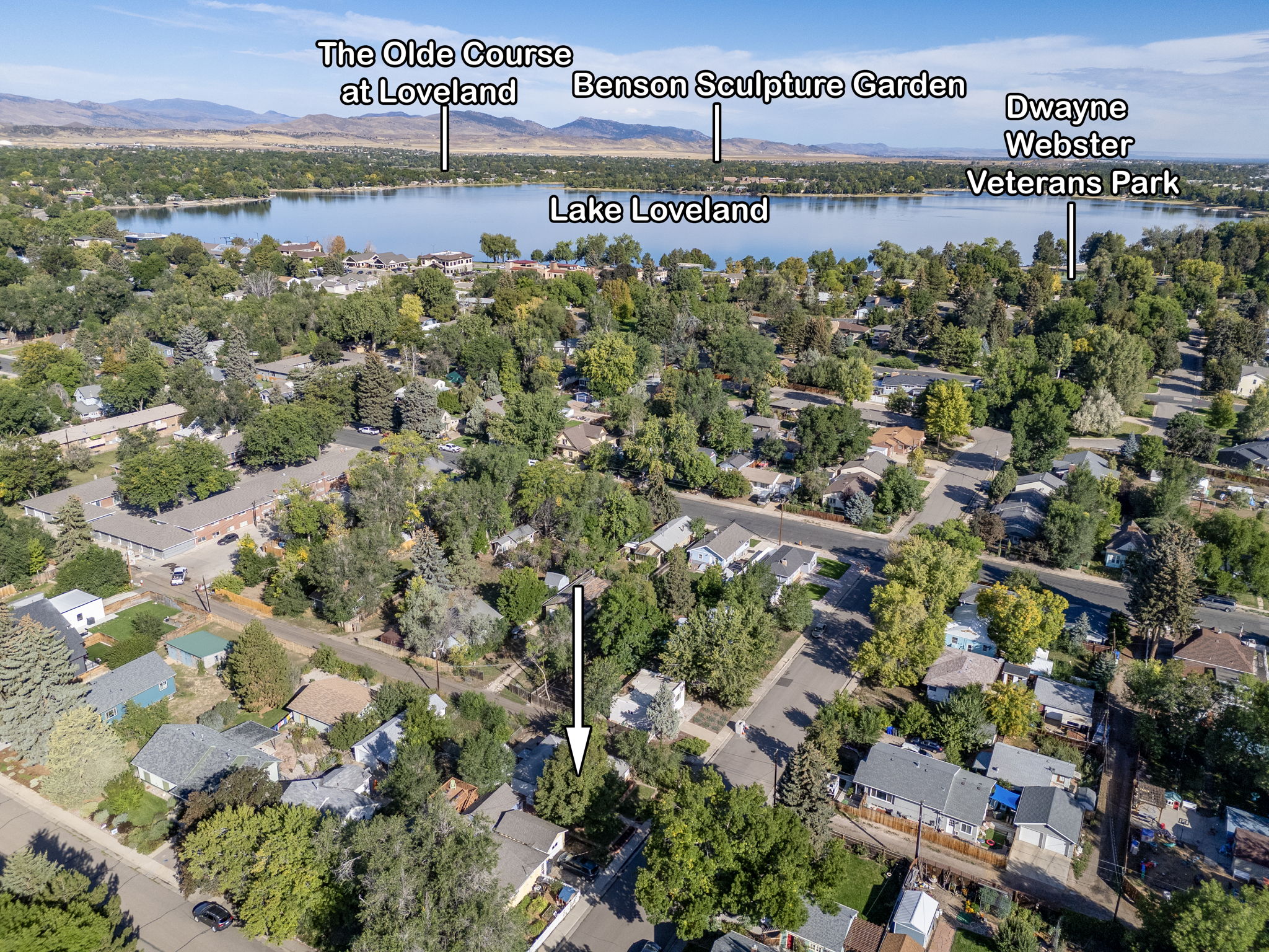 Walking Distance to Lake Loveland