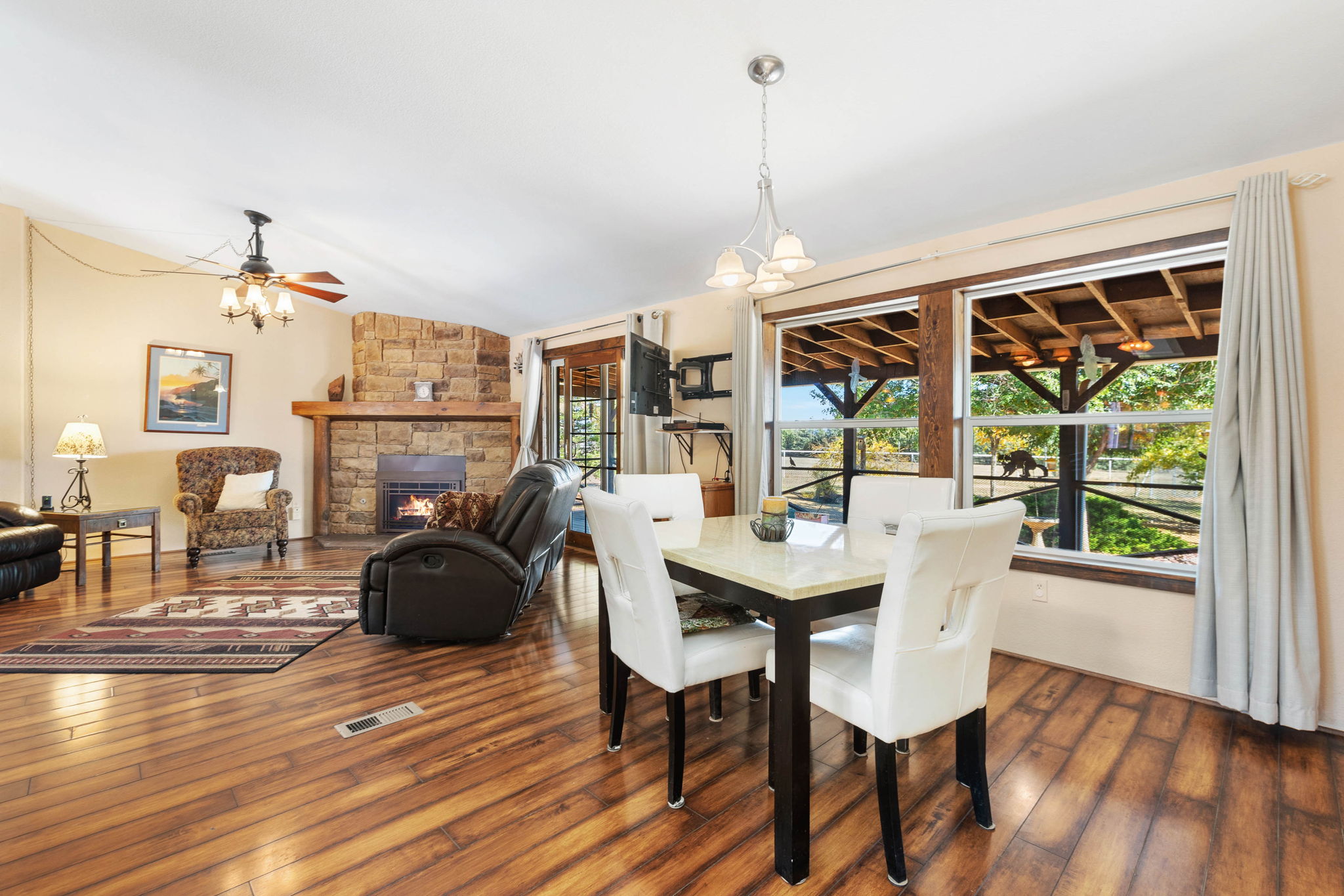 Dining Room to Living Room