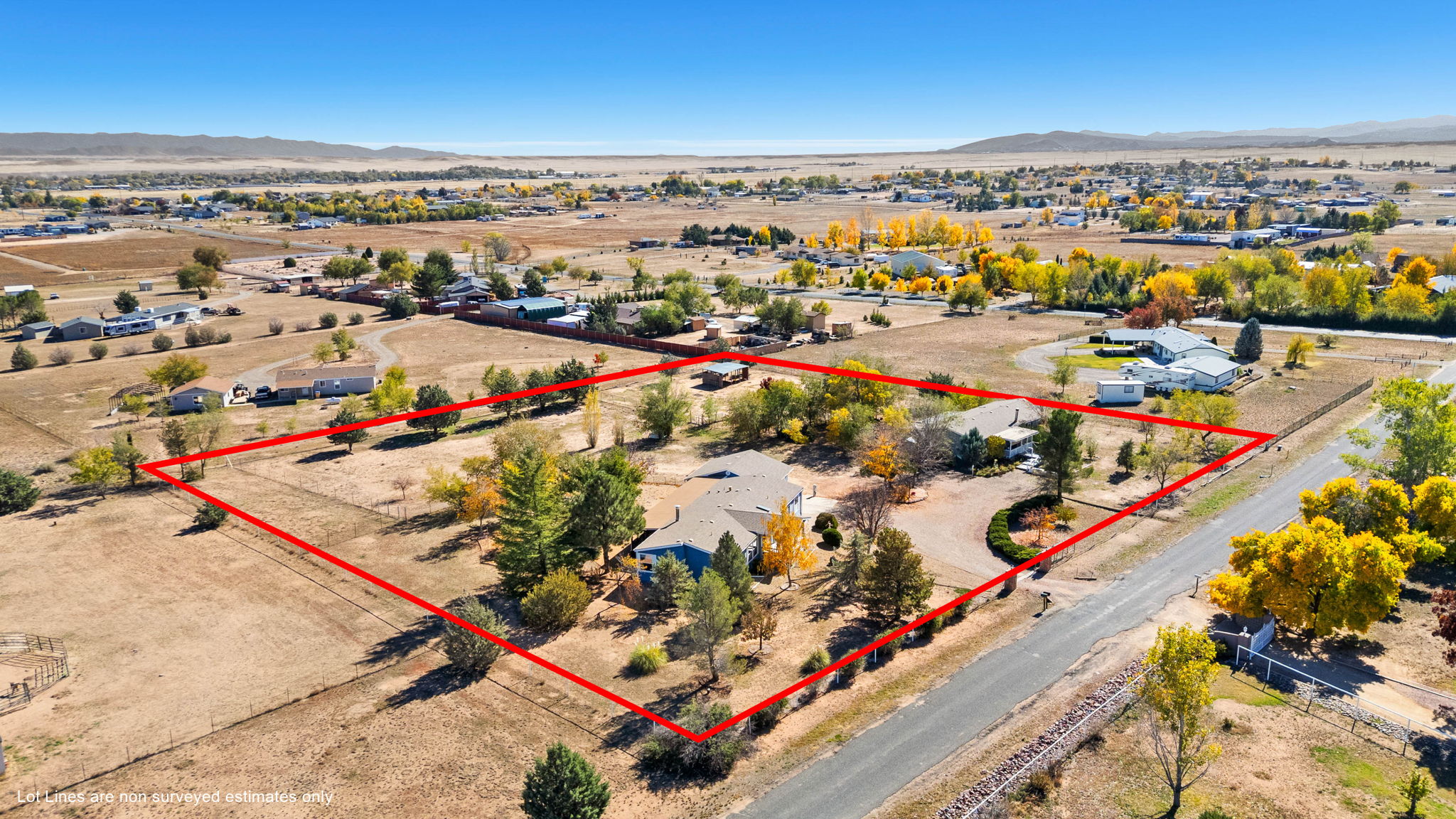 Aerial Front (3) Lot Lines